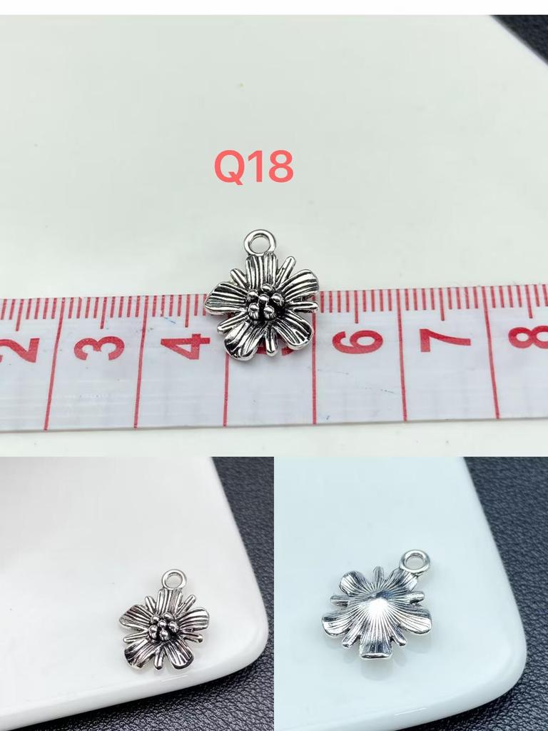 Retro Silver Butterfly & Star Bowknot Flower Alloy Jewelry Nail Gold Metal Accessories