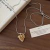 Snake Bone Chain Pinecone Necklace Jewelry Adjustable Length Geometric Necklace  Women