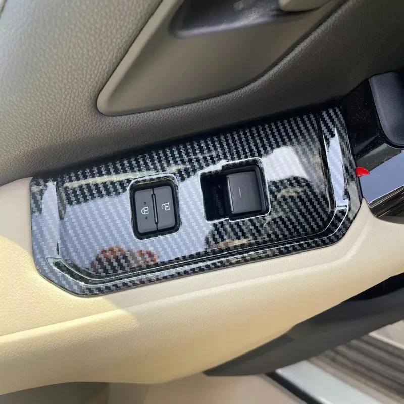 For Toyota Land Cruiser 300 LC300   2024 inner door armrest window lift switch panle cover glass control cover sticker