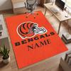 Cincinnati Bengals (1) Personalized Name Office Carpet Stylish Decor for Living Room Bedroom Kitchen