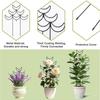 Metal Indoor Plant Trellis for Climbing Plant Small Garden Trellis for Potted Plant Outdoor Flower Plant Support