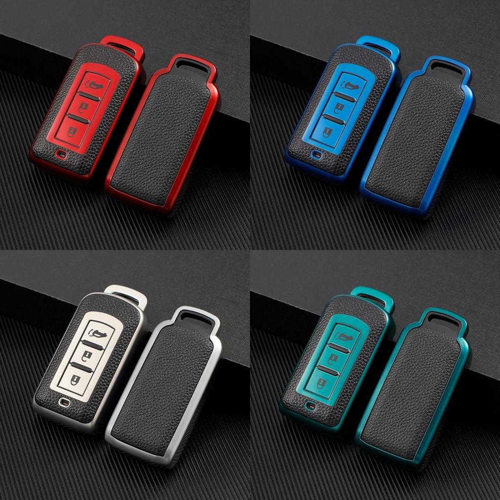 Nytt TPU Skal Fob Bilnyckelfodral Skydd För Mitsubishi Outlander 2015 2017 Xpander Triton ASX LANCER Pajero Sport 3 2020 Eclipse Cross L200
