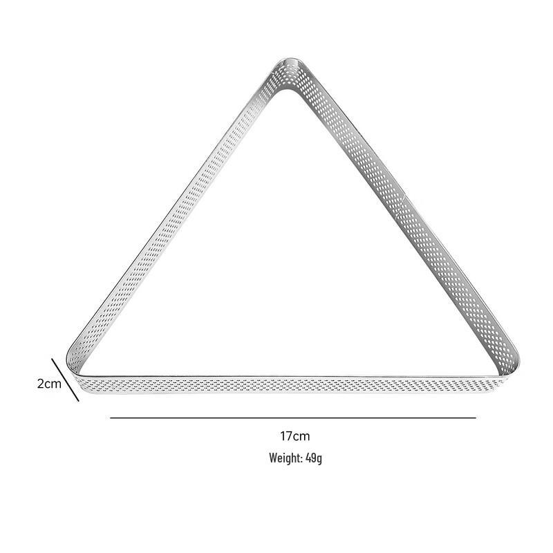 

MDNG Triangular Perforated Mousse Ring Set