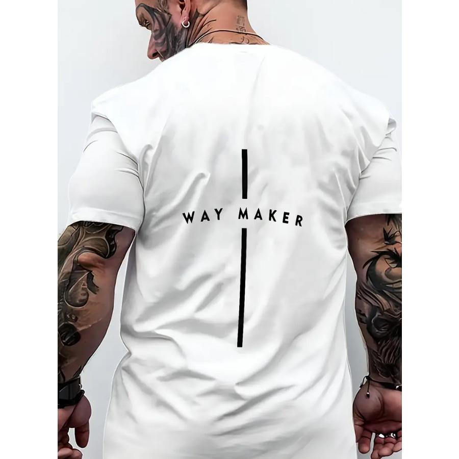 Realistic Print Men's Summer Sporty Comfortable T-Shirt with Mesh Fabric - Street Style, Round Neck, Short Sleeve, Suitable for Running and Daily Wear