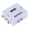 Mini AV2VGA Video Converter Convertor Box AV RCA CVBS To VGA Video Converter Conversor with 3.5mm Audio To PC HDTV