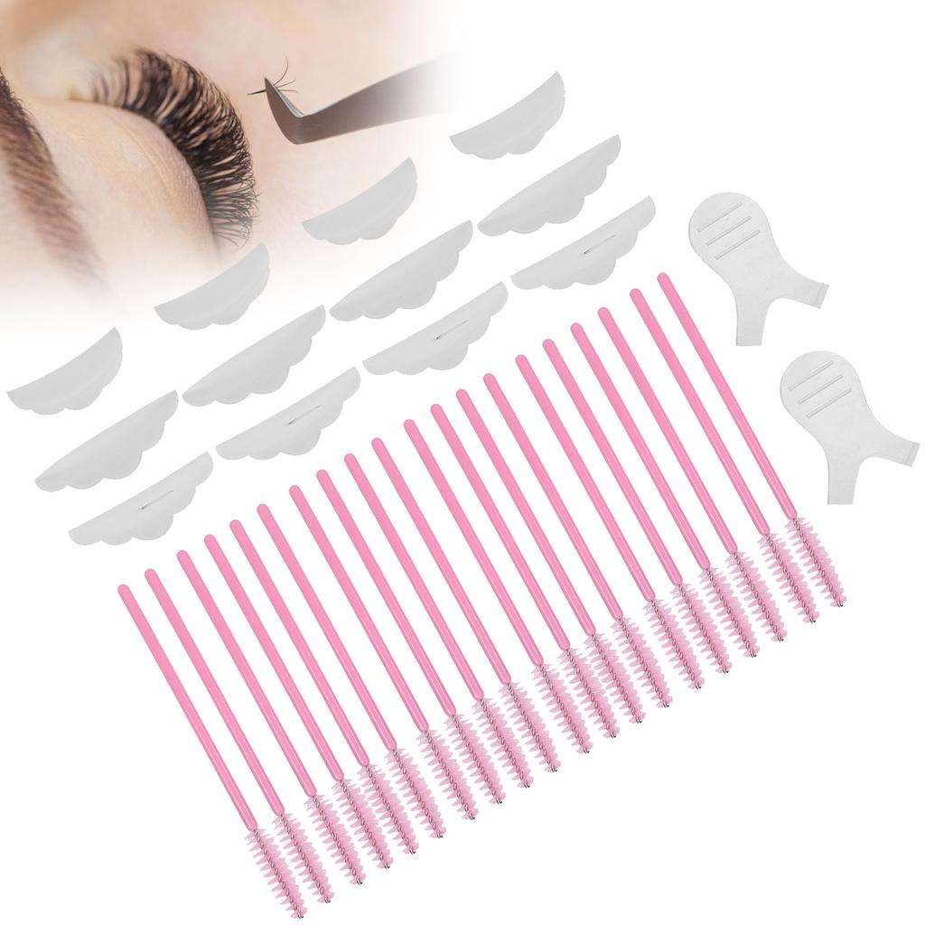 Professional Eyelash Perming Kit YShaped Brush Eyelash Perming Patch Curling Tool Set