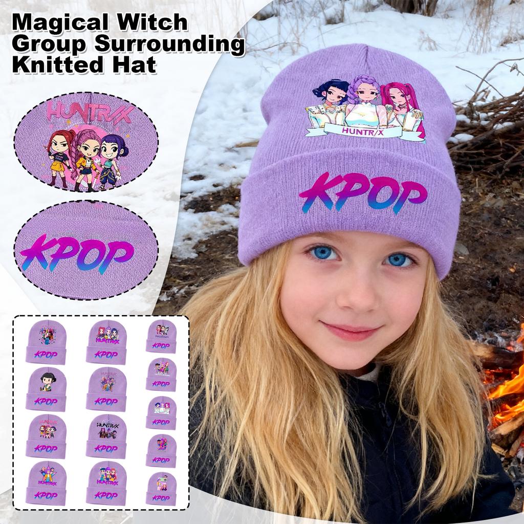 Group Surrounding Knitted Hat And Winter Wool Hat Outdoor Warm Wool Hat Couple Hat