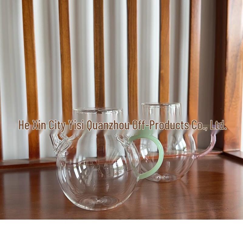 ZISIZ Mini High Borosilicate Glass Gongfu Teapot