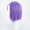 Purple Medium-long Straight Hair Anime Kojiro Cosplay Wig10in Chemical Fiber Filament Unisex Whole Wig Festival Party Daily Wear