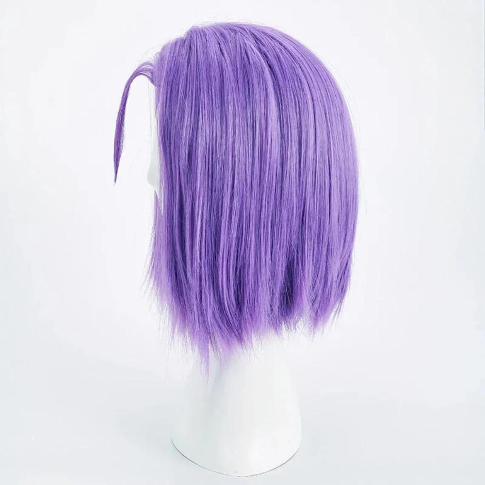 Purple Medium-long Straight Hair Anime Kojiro Cosplay Wig10in Chemical Fiber Filament Unisex Whole Wig Festival Party Daily Wear