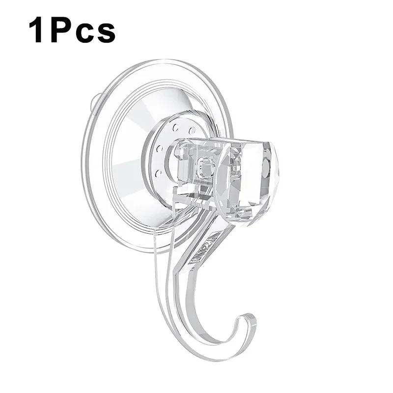 

2/1Pcs Suction Cup Hooks Large Clear Heavy Duty Suction Cup Hooks Wreath Hangers for Shower Window Towel Door