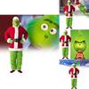 The Grinch Christmas Costume Cosplay Outfit For Adults Holiday Party