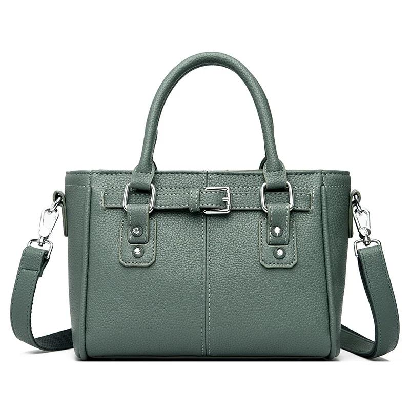 New Fashion Women Handbags Brand Designer Solid Color PU Leather Shoulder Bags for Women Luxury Lady Purse  Small Crossbody Bags