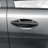 For Kia K4 2026 2026 2026 Auto Styling Exterior Black Carbon Fiber Outside Door Handle Cover Stripes Trim LHD