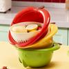 Durable PP Materials Kitchen Drainer Basket Lovely Fruit Shape Colander For Fruits Vegetables Snacks Storage And Display