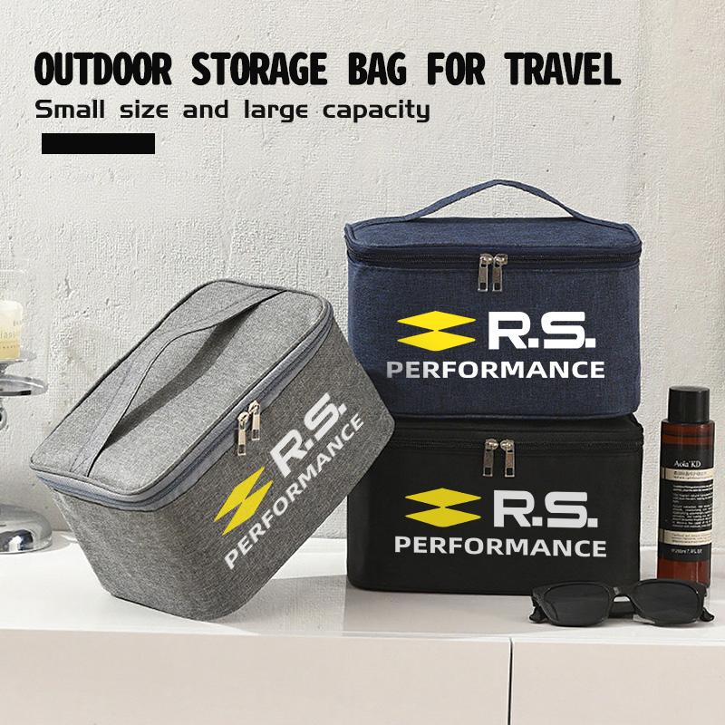 Men Toiletry Travel Oxford Casual Handbag Waterproof Makeup Bag For Renault Clio Kadjar Espace Symbol Dacia RS Megan Scenic W5