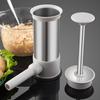 Stainless Steel Sausage Maker Press Type Meat Ball Mold Practical Sausage Filler  Home