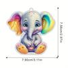 Turtle Acrylic Colorful Car Interior Pendant For Turtle Lovers Cute Cartoon Style