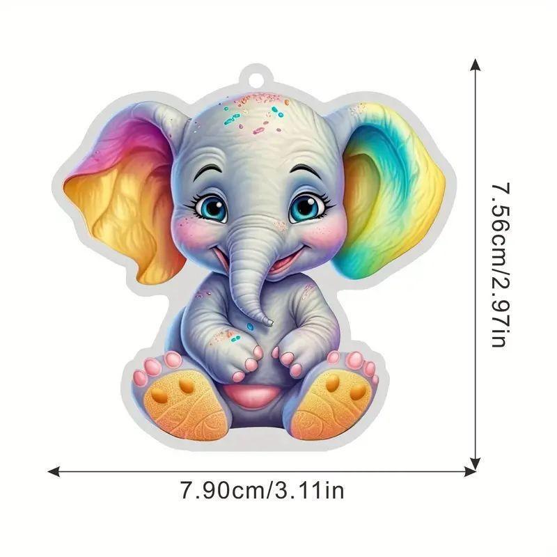 Turtle Acrylic Colorful Car Interior Pendant For Turtle Lovers Cute Cartoon Style