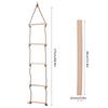 5 Wooden Climbing Rope Ladder Children Fitness Toy Outdoor Sports Toy Amusement Equipment