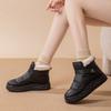 2025 Winter Shoes Women Snow Boots Warm Plush Cold Winter Fashion Ladies Ankle Boots Flat Non-slip Soft Comfortable Big Size 41