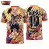 Dragon Ball Goku Fußballtrikot Japanischer Anime Grafik-T-Shirt Sportliches Schnelltrocknendes Herren-T-Shirt Kinderkleidung T-Shirt Y2k Damen