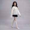Maidscp 14 BJD Doll Clothes 40cm V-neck Schoolgirl Pleated Skirt 3-Piece Set