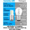 Super Bright 1157 BAY15D LED Bulbs, 3w 2357 2057 7528 LED Brake Light Bulb, 6000k Daylight White 350LM BAY15D Bulb for RV Car Camper Trailer Back Up