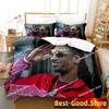 3D Snoop Dogg Rapper Bedding Set Printed Bed Set With Pillowcase Bed Duvet Cover Single Double Queen Super King Size boys Adult