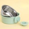 Stainless Steel Hanging Dog Bowl For Cage Non Spill Pet Food Water Bowl With Locking Clip For Cats And Dogs