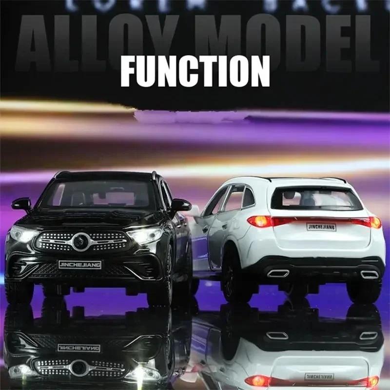 1:32 GLC400 SUV Alloy Car Model Diecast Metal Toy Vehicle Car Model Simulation Sound and Light Collection Childrens Gifts