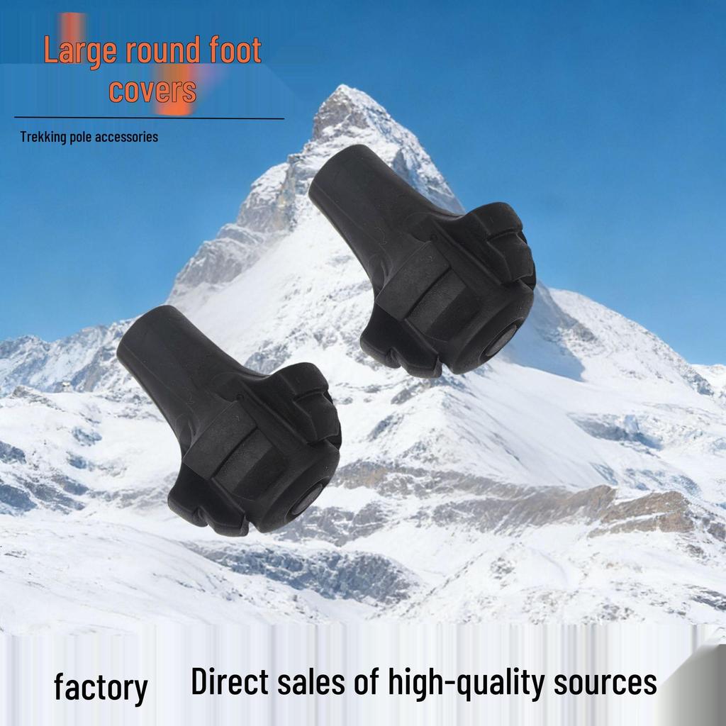 Torpedo-Shaped Anti-Slip Tip Cover for Outdoor Trekking Poles