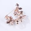 Mode Voller Diamanten Drei Schmetterlinge Dreidimensional Große Perle Brosche Anstecknadel Brosche Accessoires Brosche Schmuck