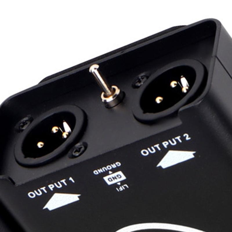 3.5mm 2 Channel Noise Isolator Noise Filter for Car Sound Home Systems Eliminate Noise Completely Using