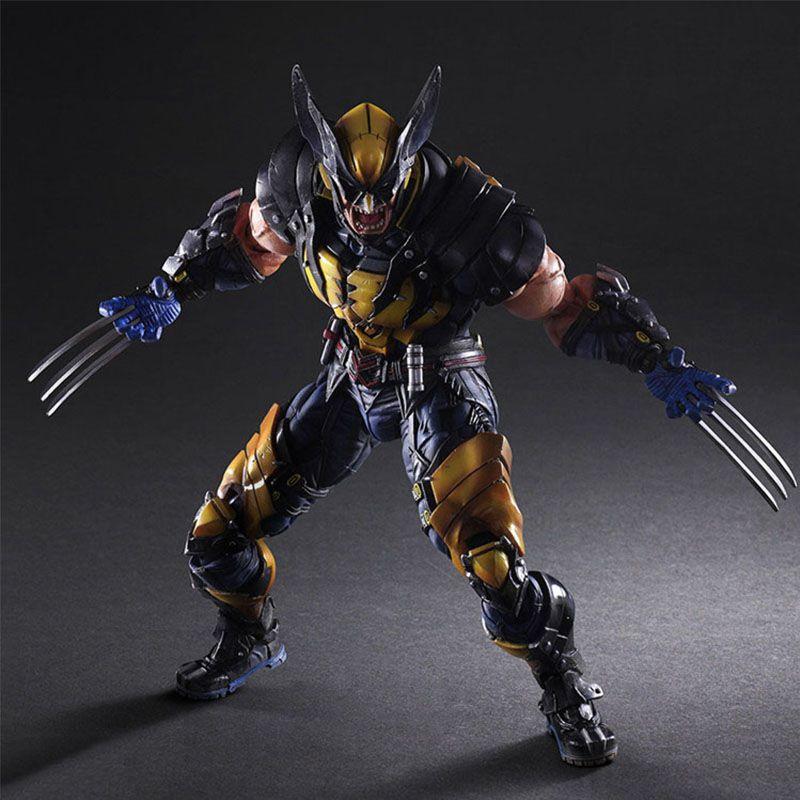 Play Kai Arts Wolverine Variant Square Enix Action Figure Statue Kids Gift Toys