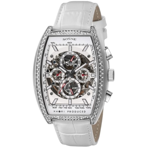 

Sonne H018 White Dial Stainless Steel Automatic 47mm Watch (H018SSZ-WH) for Men