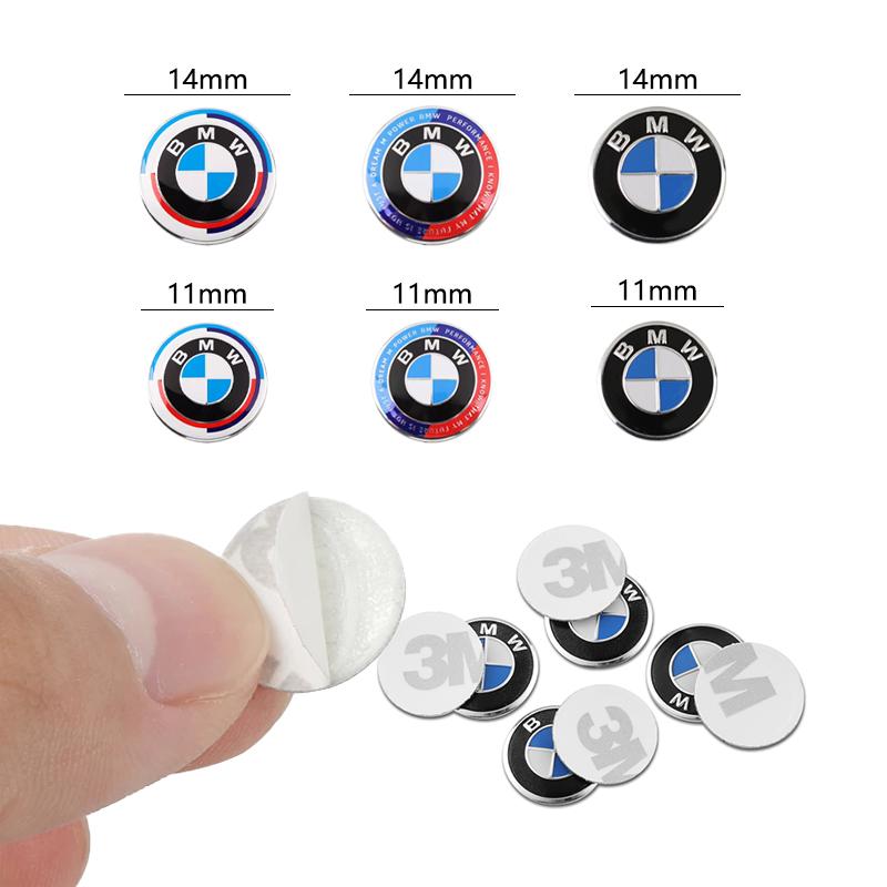 For BMW New 2025 Car Remote Key Logo Sticker Aluminum Emblem Decal For BMW F12 F13 G30 G32 F34 F40 F45 F46 X1 X2 X3 X5 X4 X6 X7