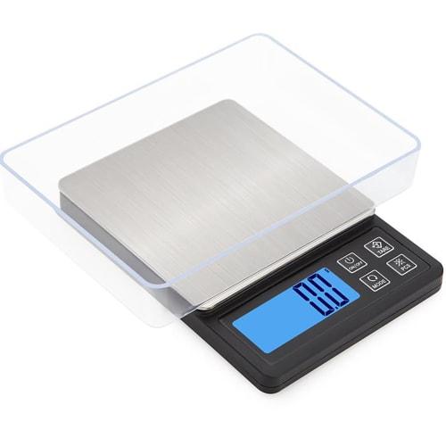 ZooYi Digital Scale for Kitchen, Measures from 0.01g To 600g, Digital, USB Charging, Tare Function, Precision Electronic Scale, Platform Scale, Commer