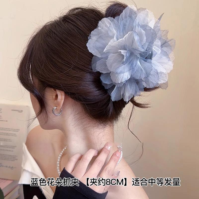 

Super Immortal High Beauty Mountain Camellia Hairpin Female New Style Sweet Atmosphere Temperament Hair Grab Versatile Fashion Accessories