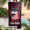 Beach Towel Athletic Bilbao FC Print Custom Name Text Soft Towel for Swimming Pool