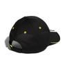 Adidas Casual Sports Sunshade Fashion Polyester Duckbill Cap Kids Kids Hats Black HN6701