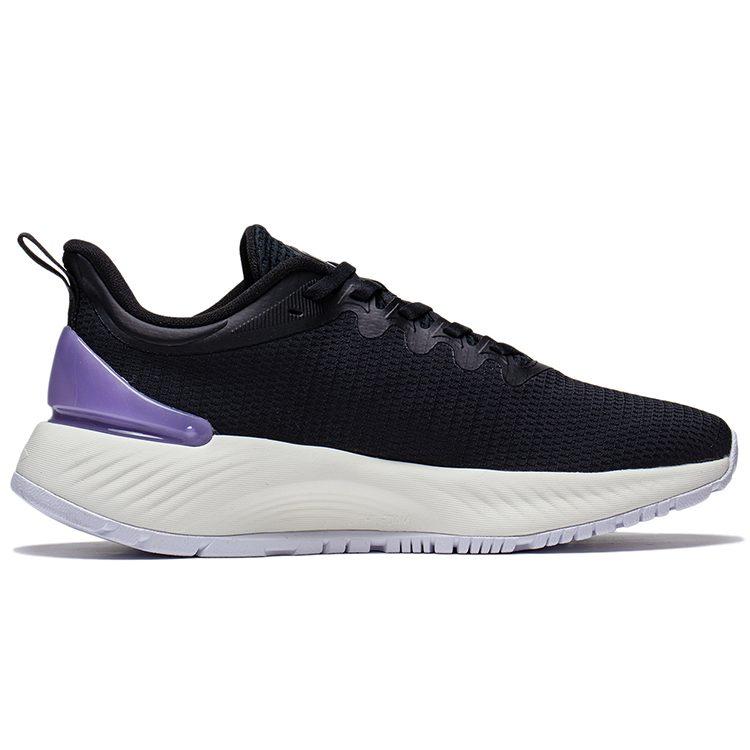 Li Ning YueYing Element Slip Resistant Abrasion Resistant Low Top Running Shoes Women's Black ARHT006-10