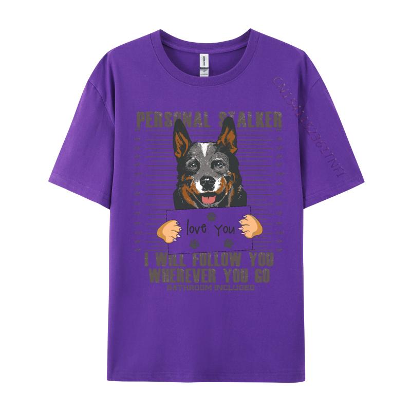 Blue Heeler Australský pastevecký pes Tričko Vlastní pánské tričko Ležérní topy Tričko Přiléhavé Volnočasová trička Špičková kvalita