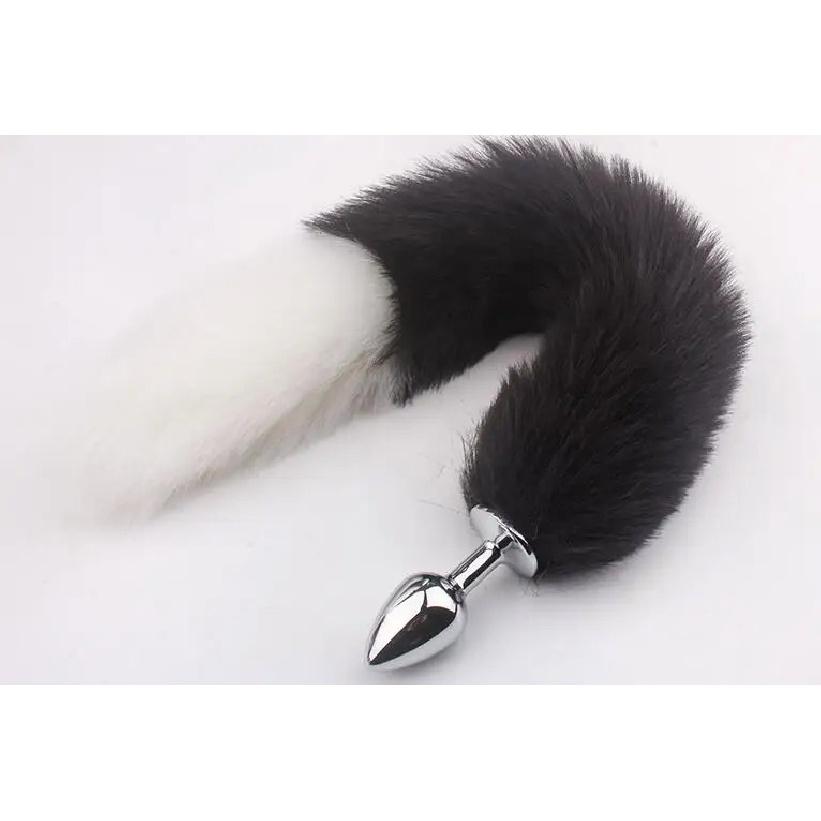Sexy Toys Metal Fake Fur Fox/Dog Tail Anal Plug Butt Plug BDSM Flirt Anus Plug For Women Adult Games Product For Couples
