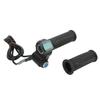 2PCS Electric Bicycle Throttle Grip Speed Control Throttle Handle with Green Digital Display