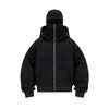 DRIPX Veste à Capuche et Fermeture Éclair Style Américain Homme Automne Polyvalente Pull Tricoté Trois Dimensions Manteau Coupe Ample Élastique Mode Jeune