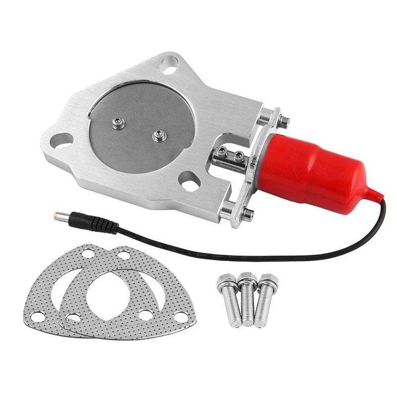 Premium Qualität 2,5"/3" Elektrische Auspuffklappe mit Fernbedienung Ventilmotor für Universelle Passform