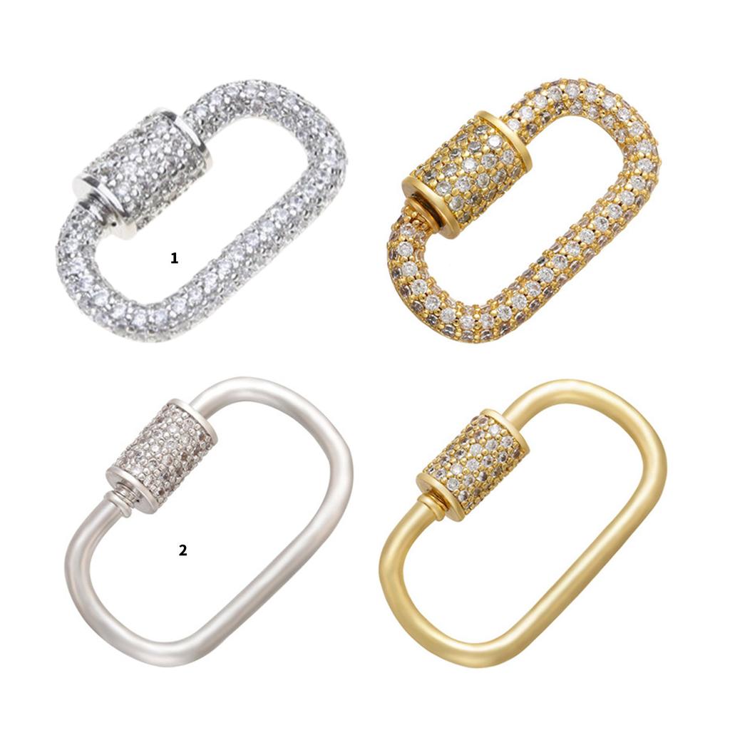 Krychlové zirkonie Karabina Přívěsek Univerzální kamínky Brož Pin Přívěsek Náhrdelník Spojka Šperky Příslušenství