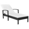 Day and Night - Day and Night Lounger with Black Synthetic Rattan Cushion