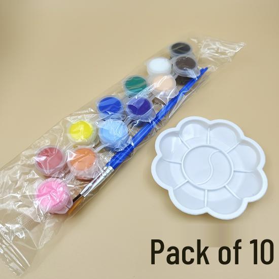 12-Color Acrylic Paint Set for DIY Graffiti and Doll Painting